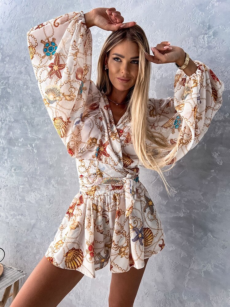 Anthonia | Zomerse Two-Piece Set met Tropische Print