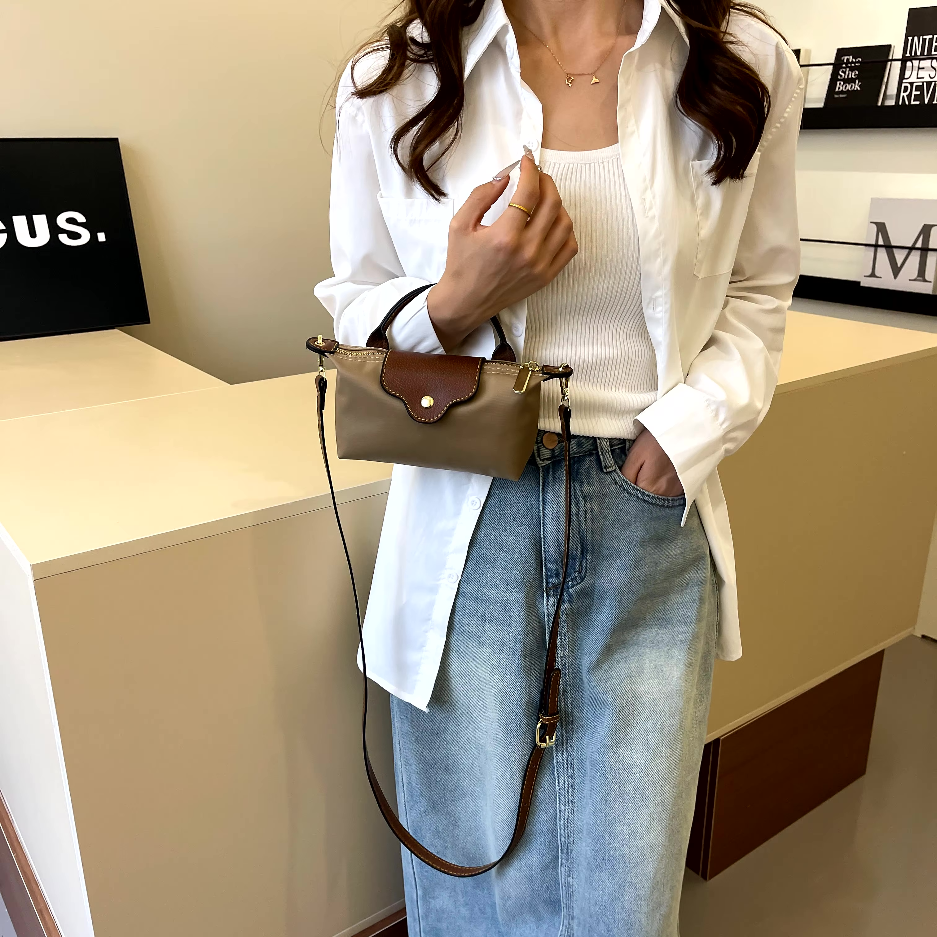 Letta | Klassieke Mini Crossbody met Luxe Afwerking