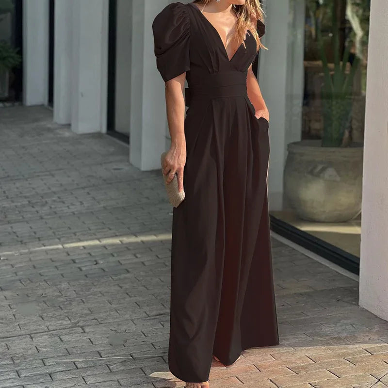 Pam | Elegante Pofmouw Jumpsuit