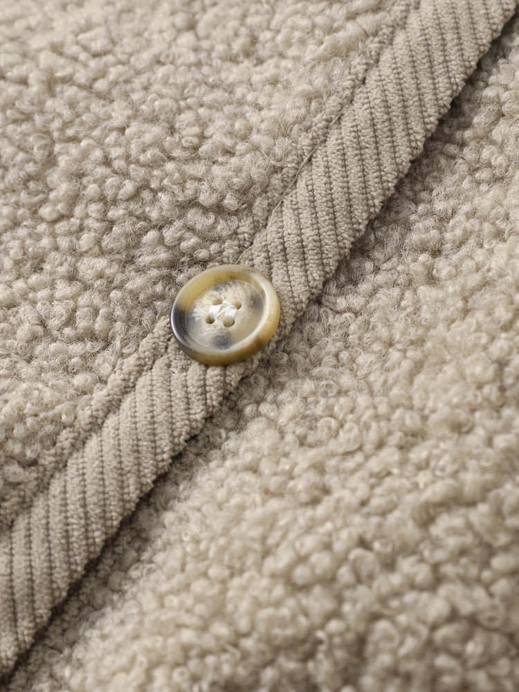 Merle | Zachte Teddy Jas met Relaxte Pasvorm
