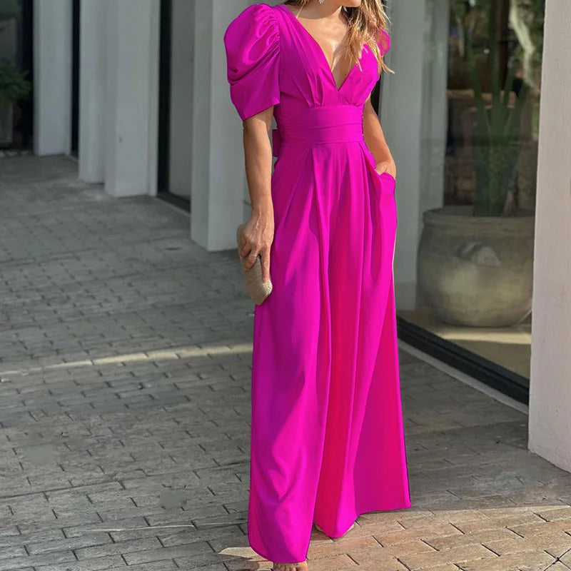 Pam | Elegante Pofmouw Jumpsuit