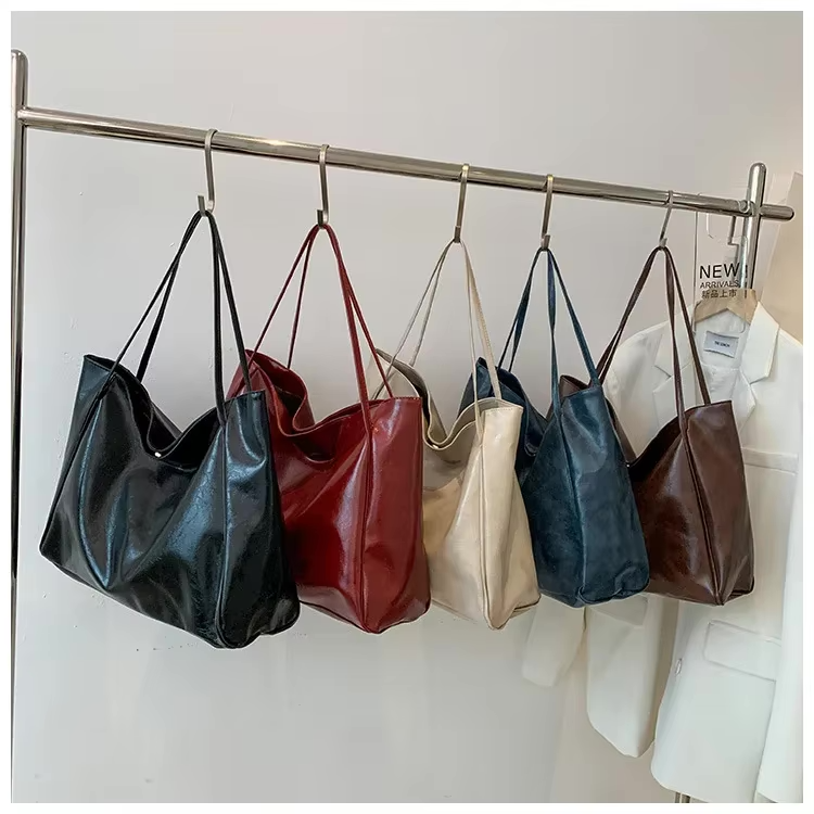 Leora | Luxe Ruime Shopper Schouder Tas