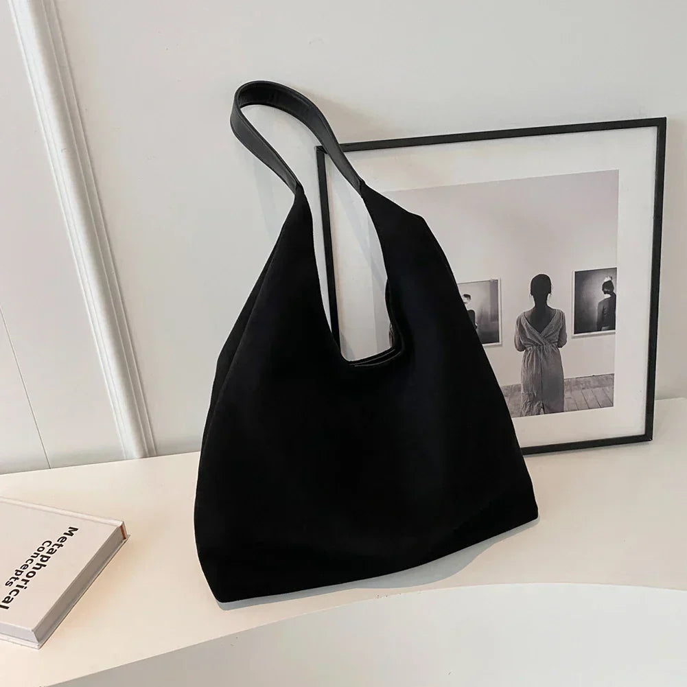 Luxe Suede Tote Bag