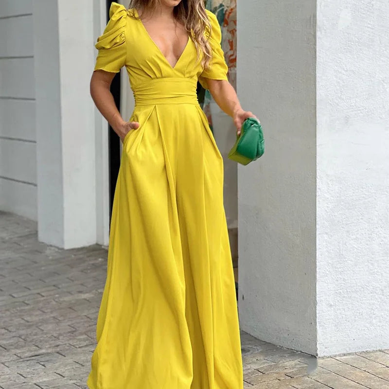 Pam | Elegante Pofmouw Jumpsuit