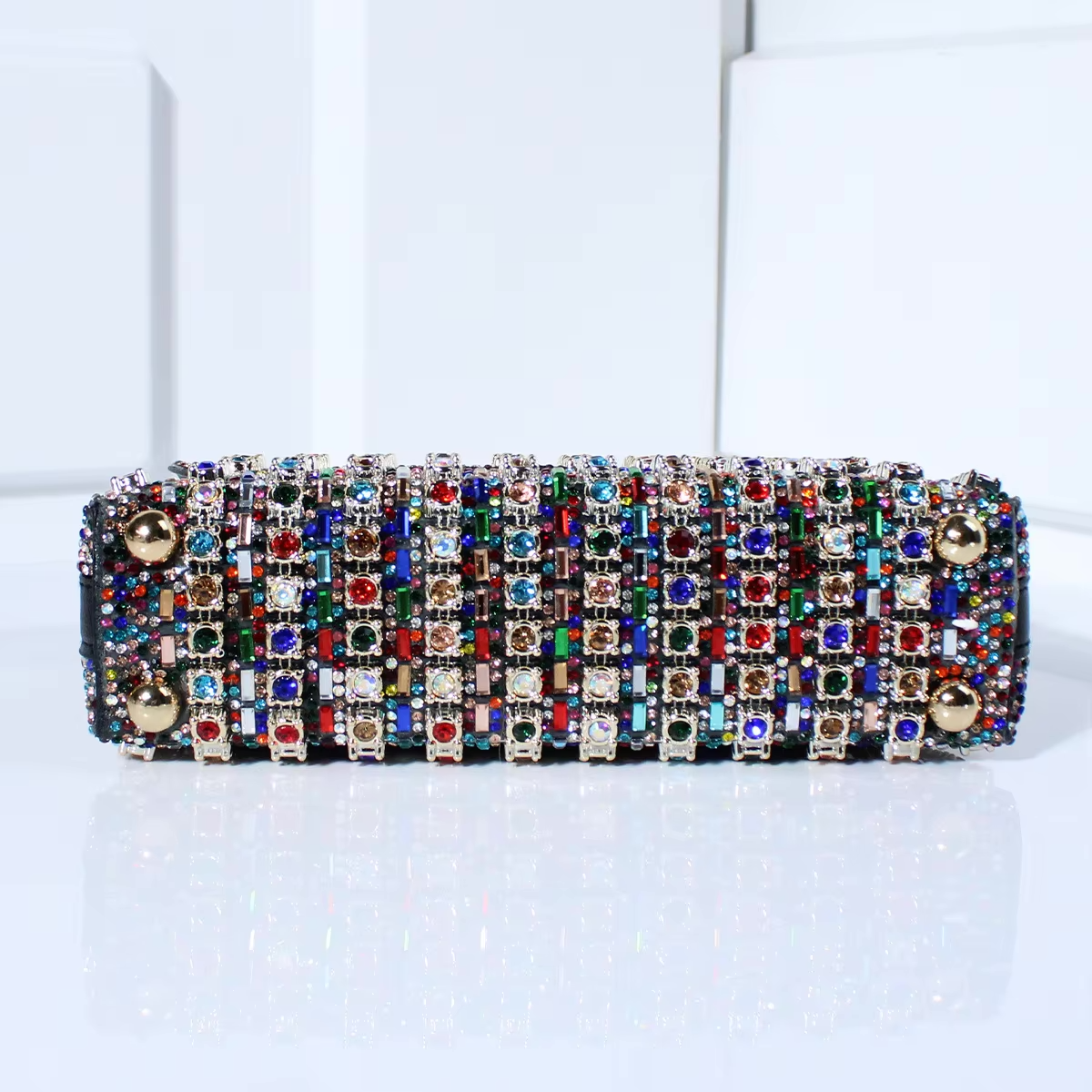 Tadea | Statement Schoudertas met Strass Mozaïek