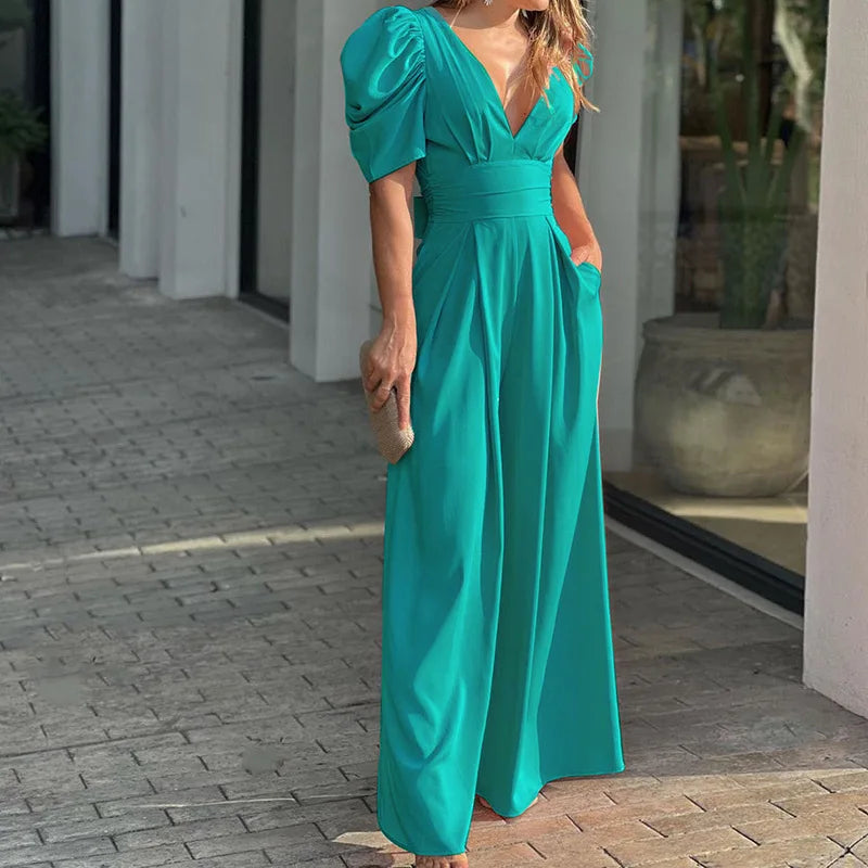 Pam | Elegante Pofmouw Jumpsuit