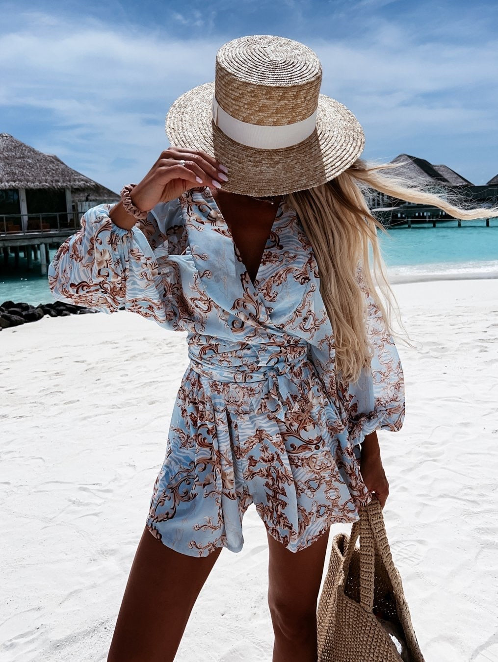 Anthonia | Zomerse Two-Piece Set met Tropische Print