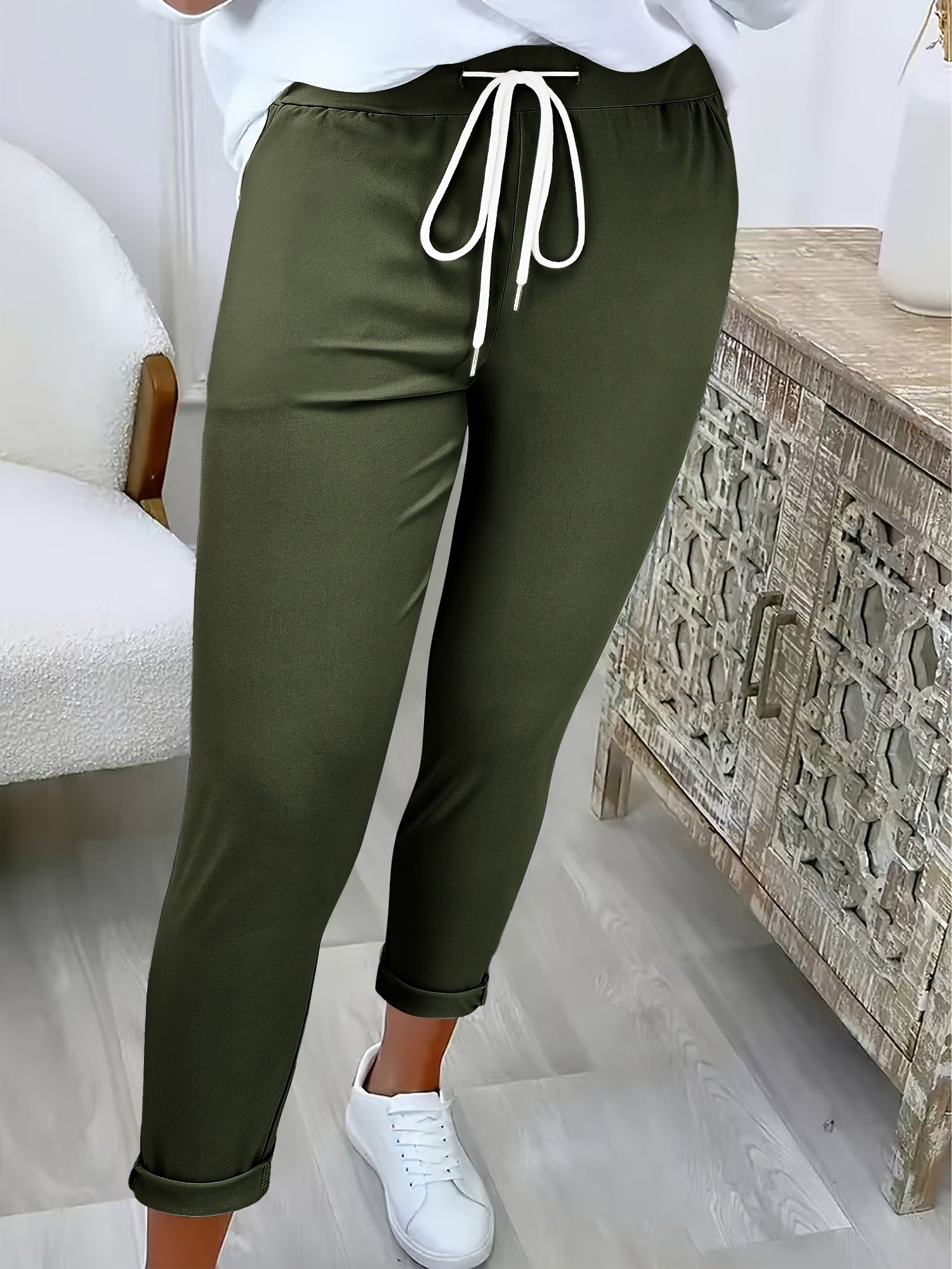 Irena | Comfortabele Joggingbroek met Striksluiting