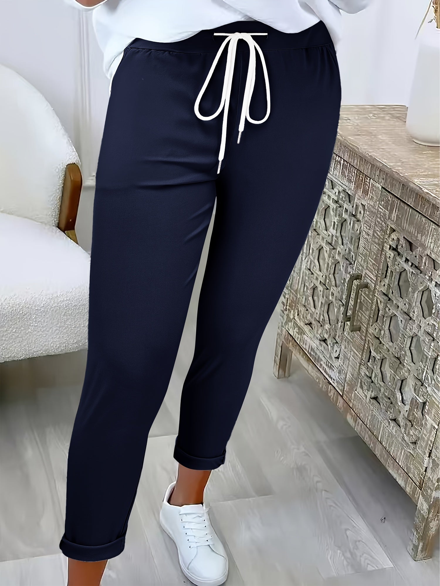 Irena | Comfortabele Joggingbroek met Striksluiting