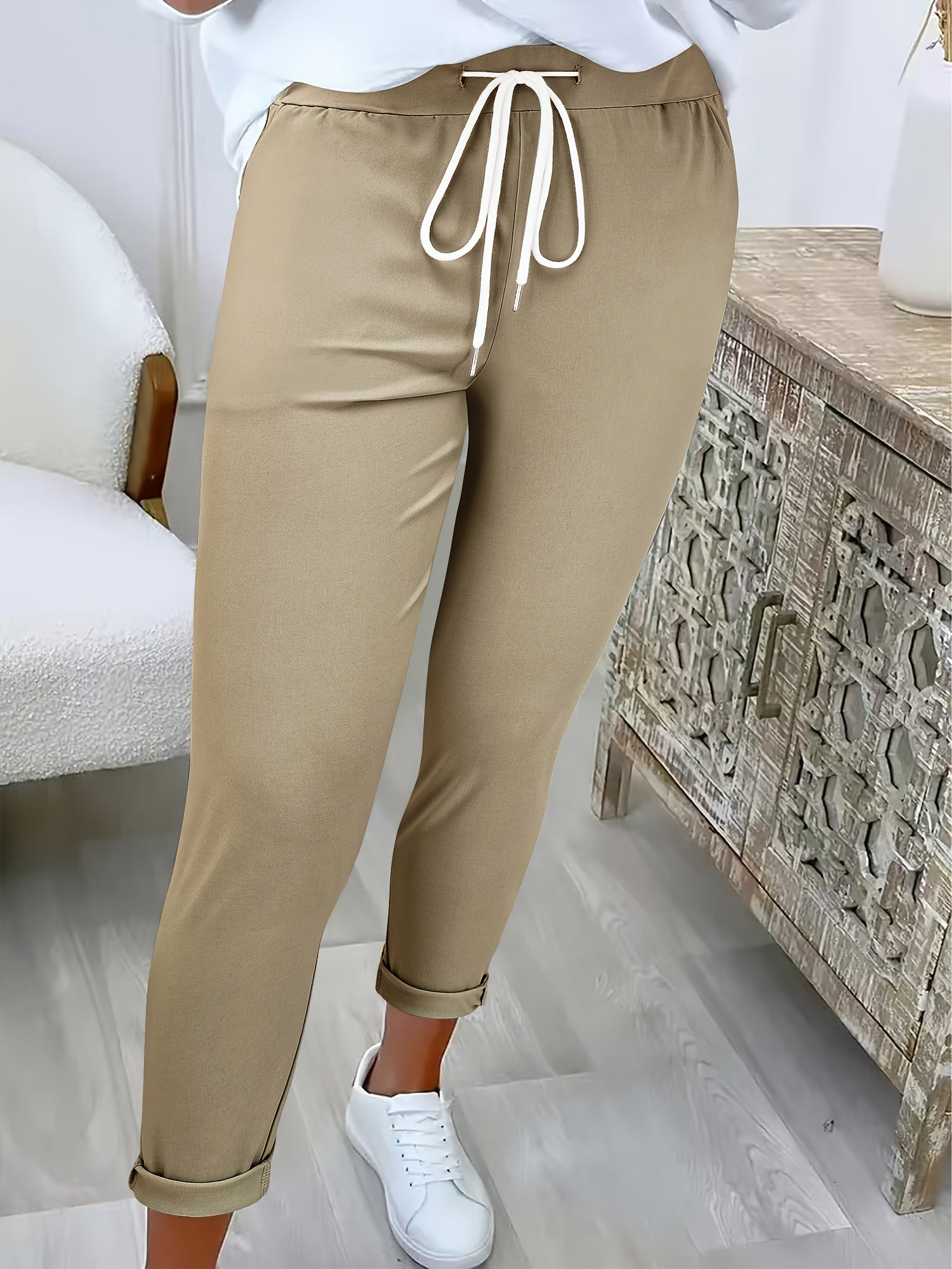 Irena | Comfortabele Joggingbroek met Striksluiting