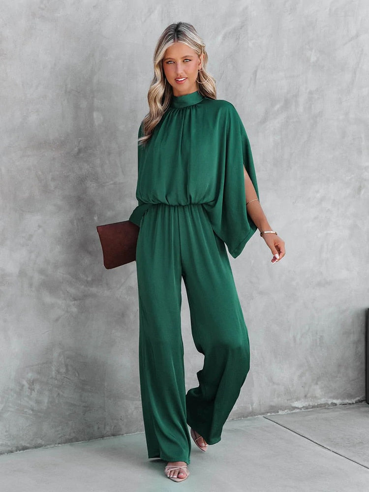 Nathalie | Elegante Jumpsuit met Wijde Mouwen