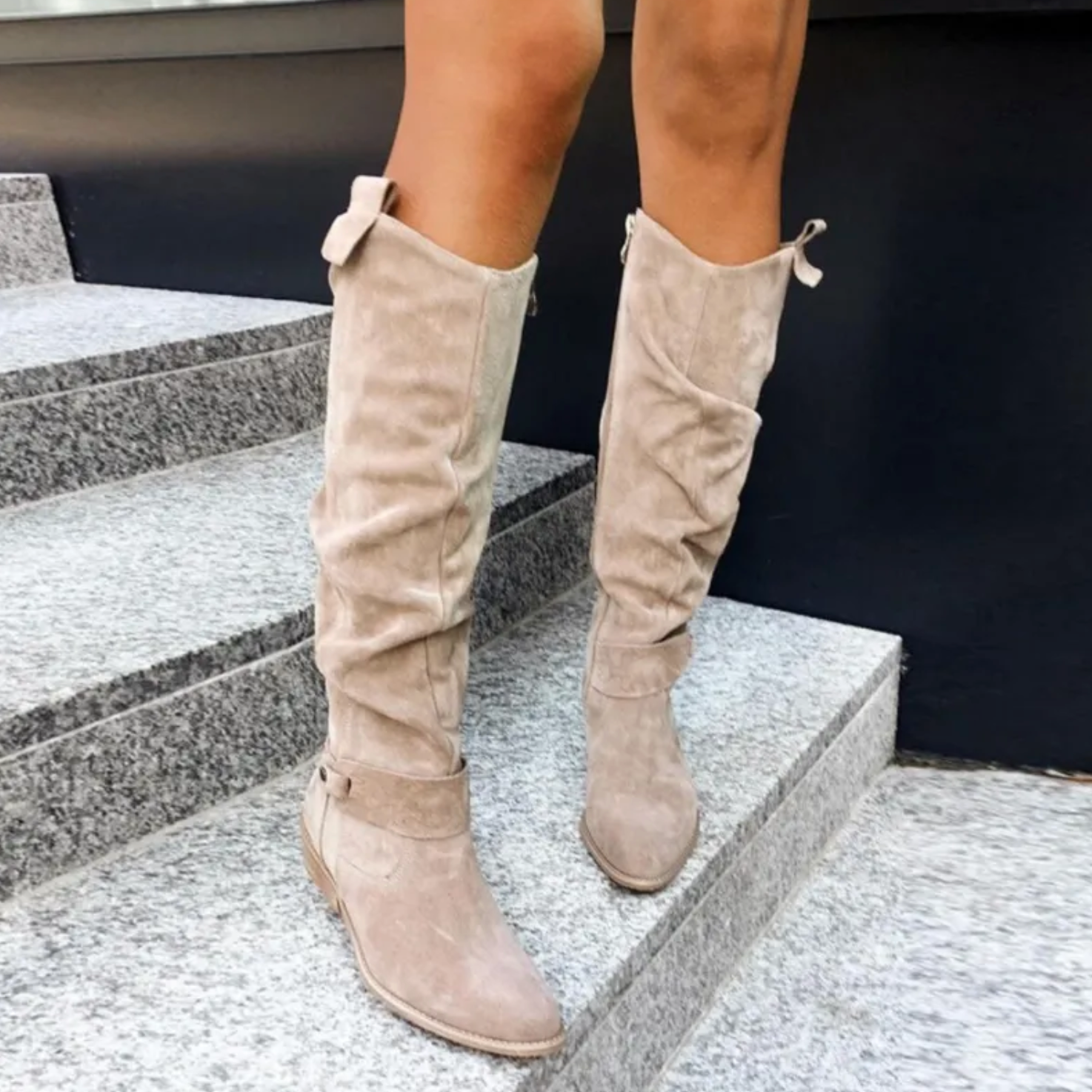 Chique comfortabele dames laarzen met herfst uitstraling