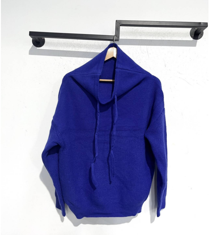 Gebreide Oversized Hoodie met Capuchon