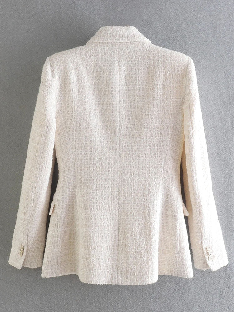 Richa | Bouclé Double-Breasted Blazer
