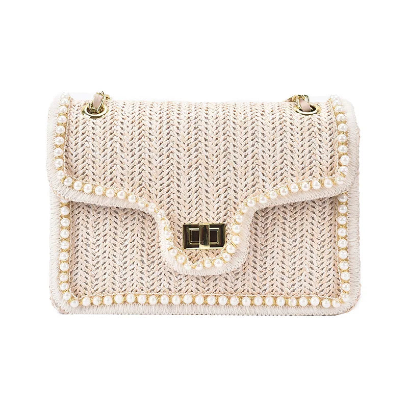 Miya | Boho Dames Handtas met Pareldetail