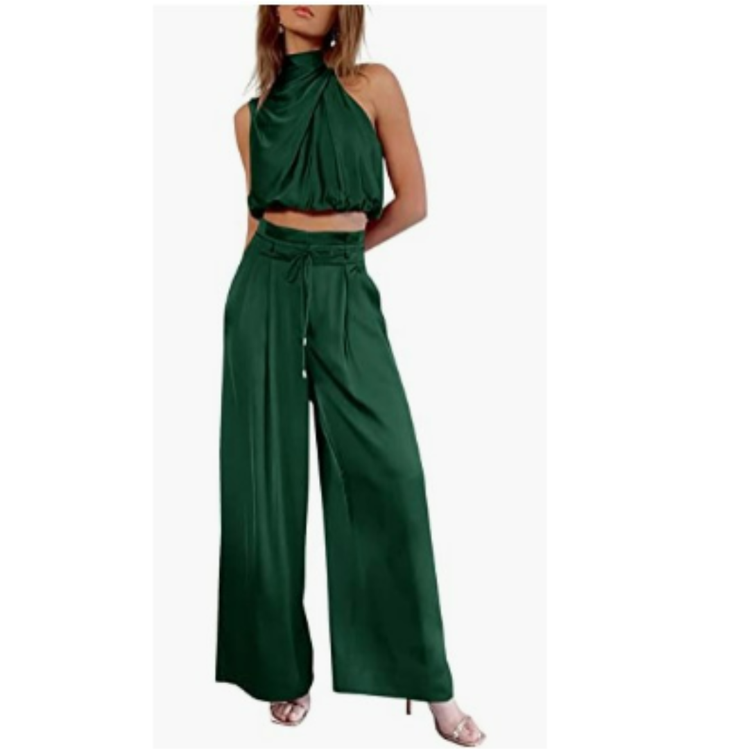 Coleena | Satijnen Co-ord Set