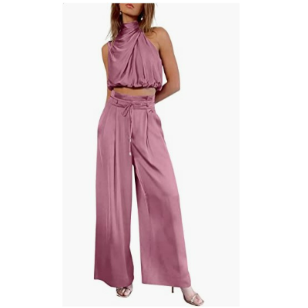Coleena | Satijnen Co-ord Set