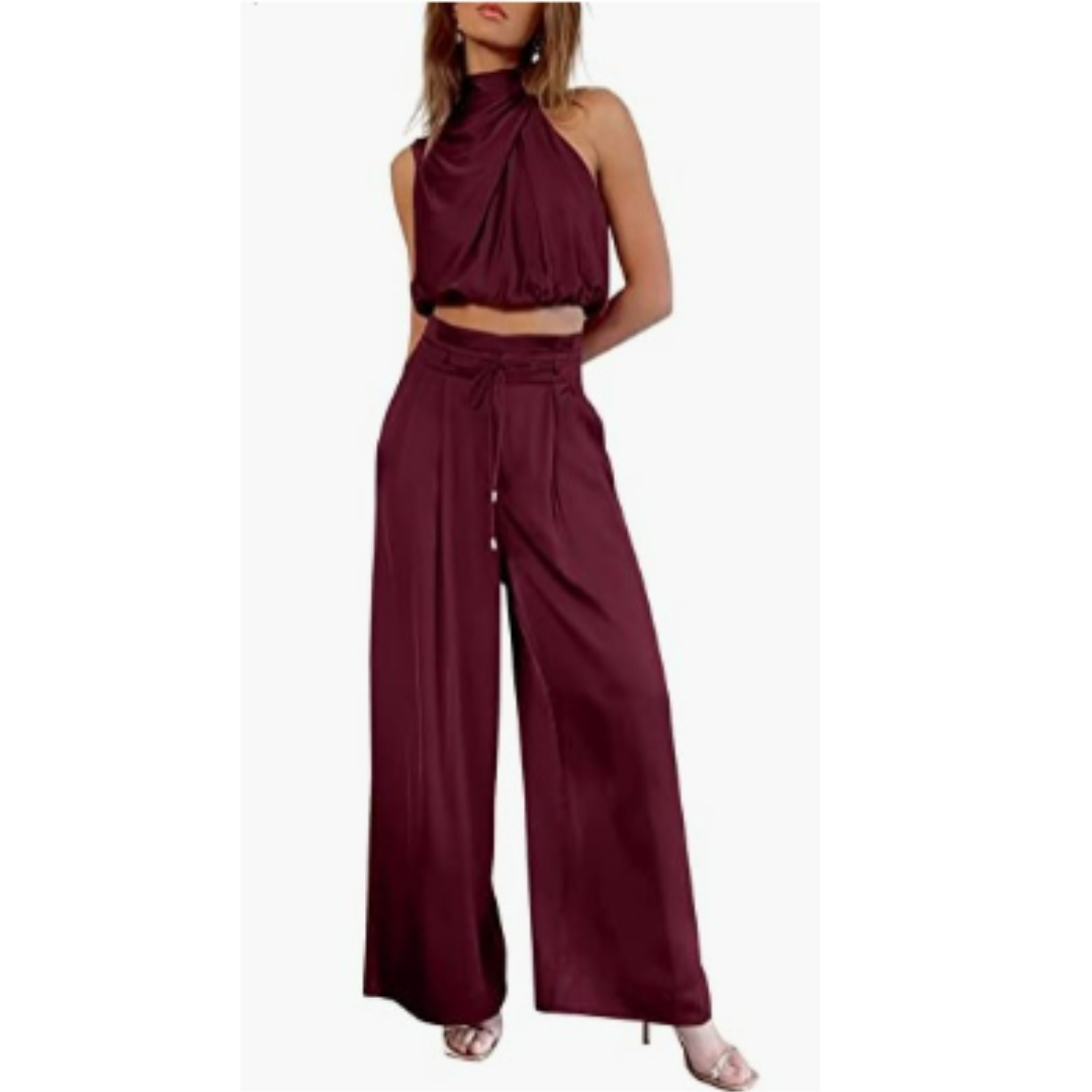 Coleena | Satijnen Co-ord Set