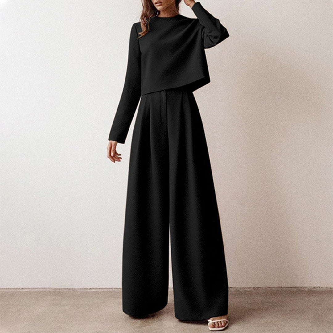 Chique comfortabele dames set met elegante structuur