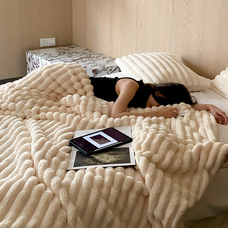 Pluche Dubbel-Laags Comfort Deken