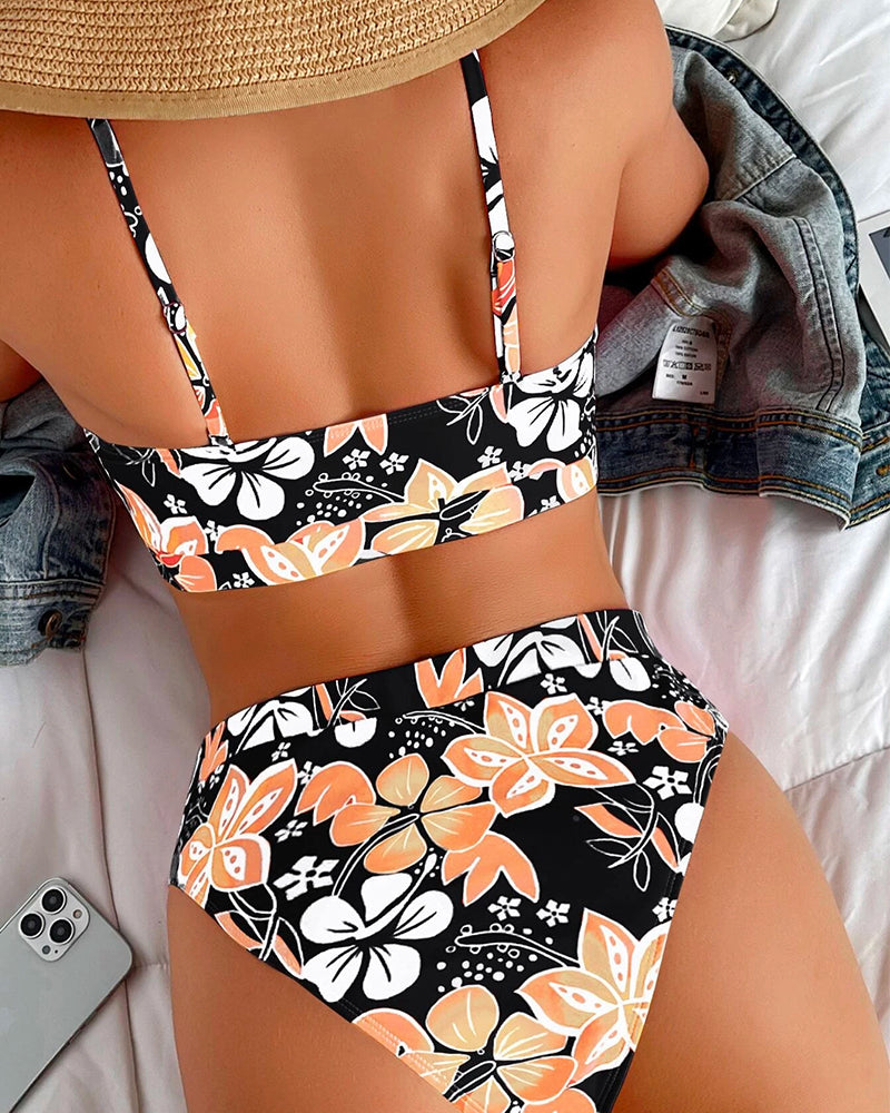 Yvessa | Bikini met Bloemmotief