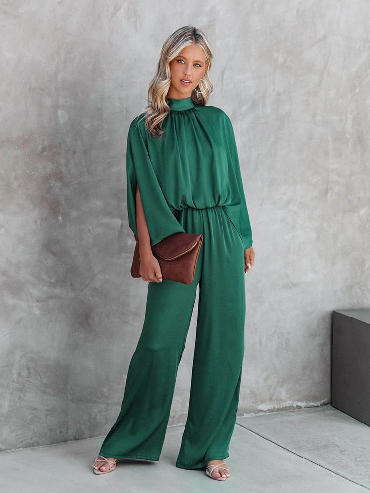 Nathalie | Elegante Jumpsuit met Wijde Mouwen