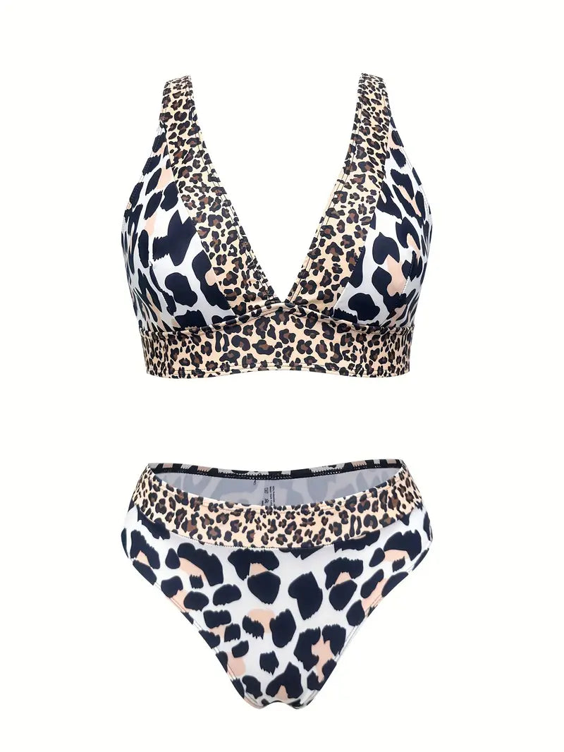 Bailee | Verfijnde Leopard Print Bikini Set