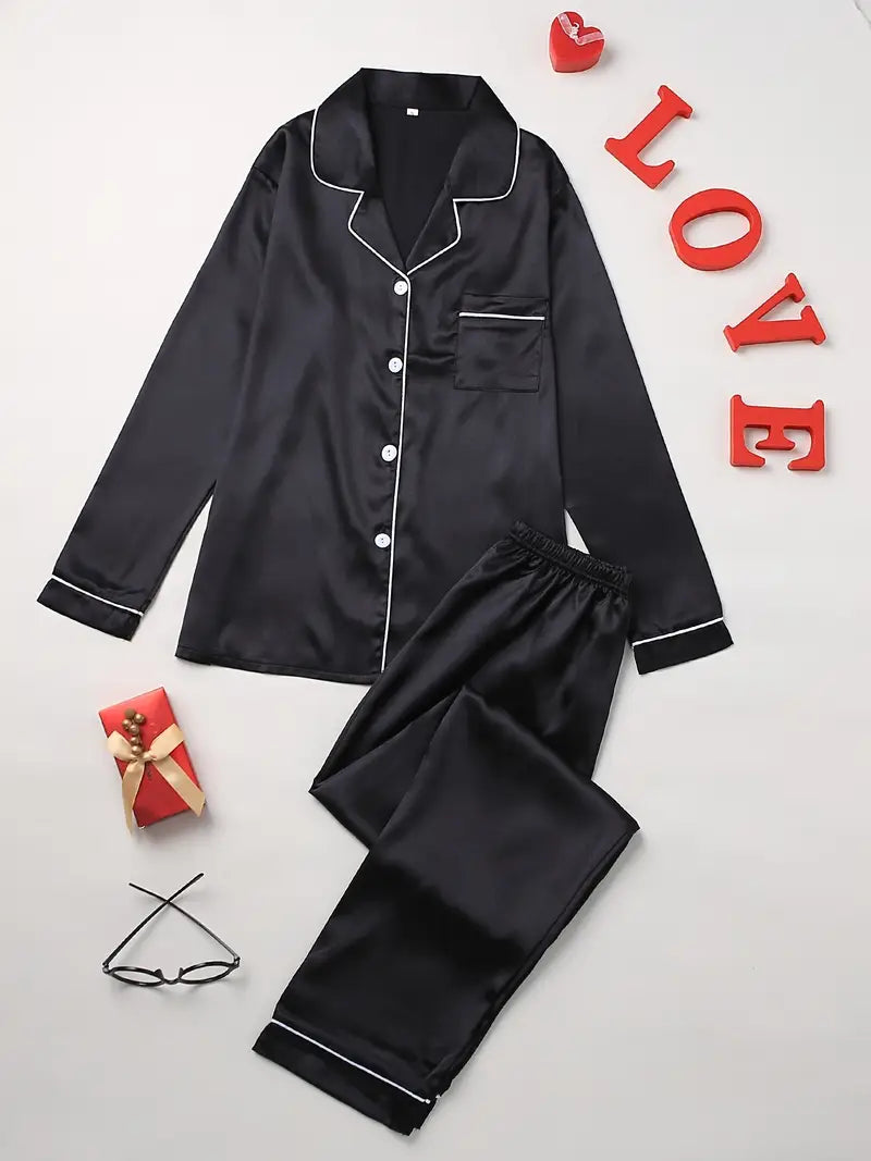 Suze | Luxe Satijnen Pyjama Set