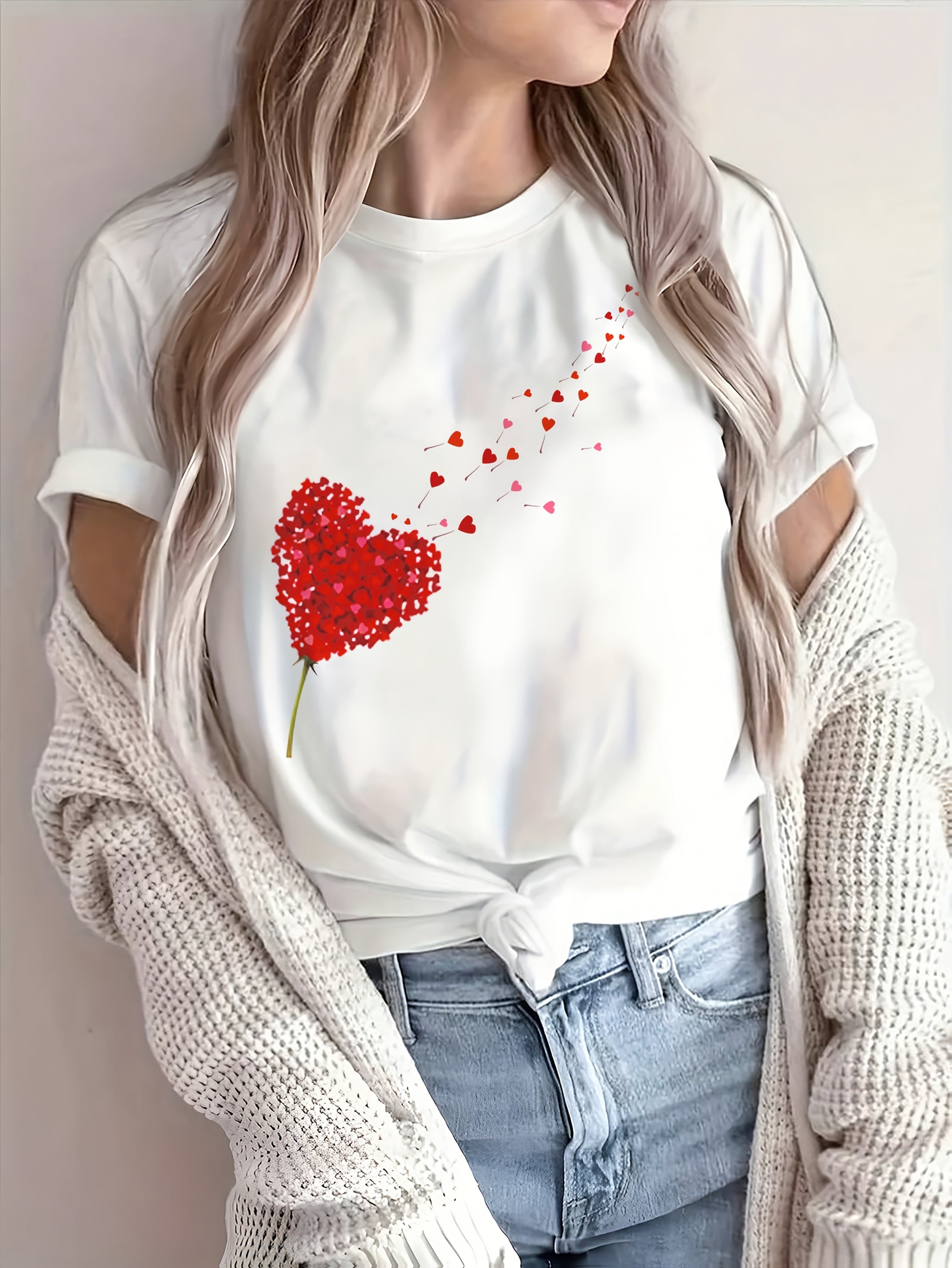 Gwen | Heart Blossom T-Shirt