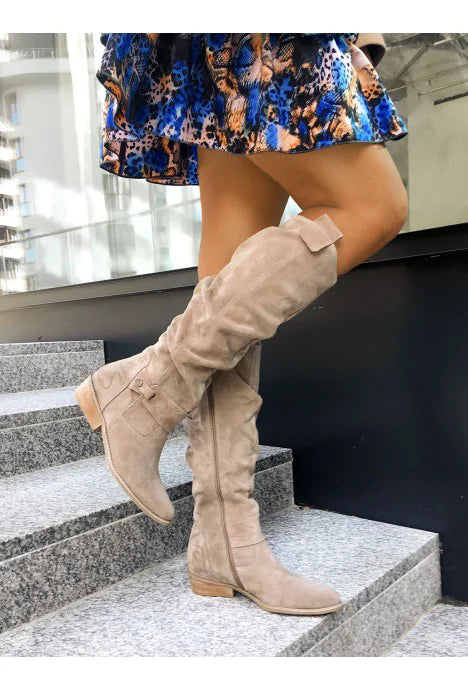Chique comfortabele dames laarzen met herfst uitstraling