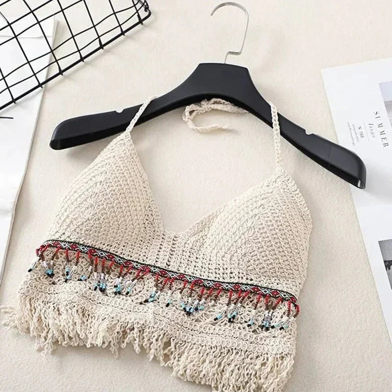 Ailany | Boho Crochet Bikini Top