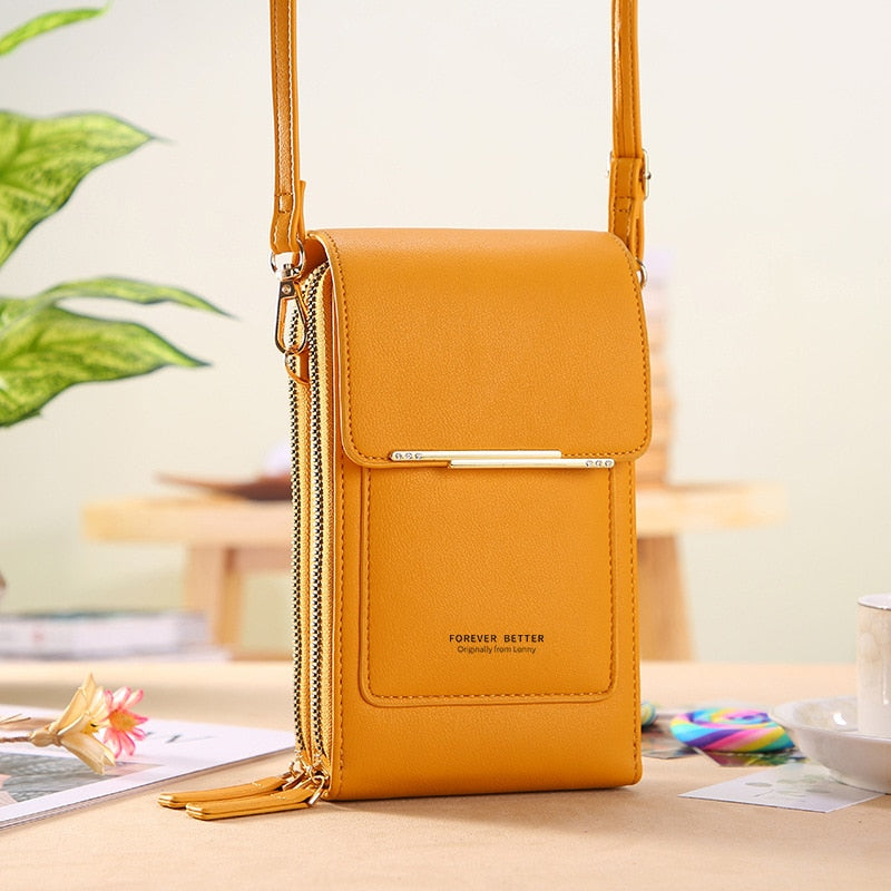 Leda | Minimalistische Crossbody Telefoontas