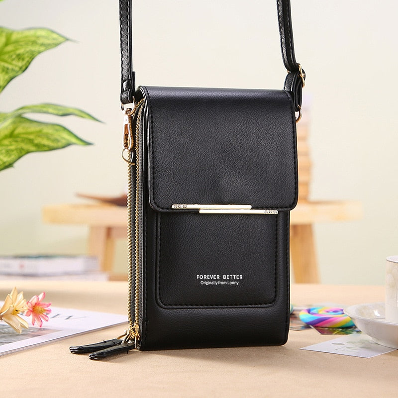 Leda | Minimalistische Crossbody Telefoontas