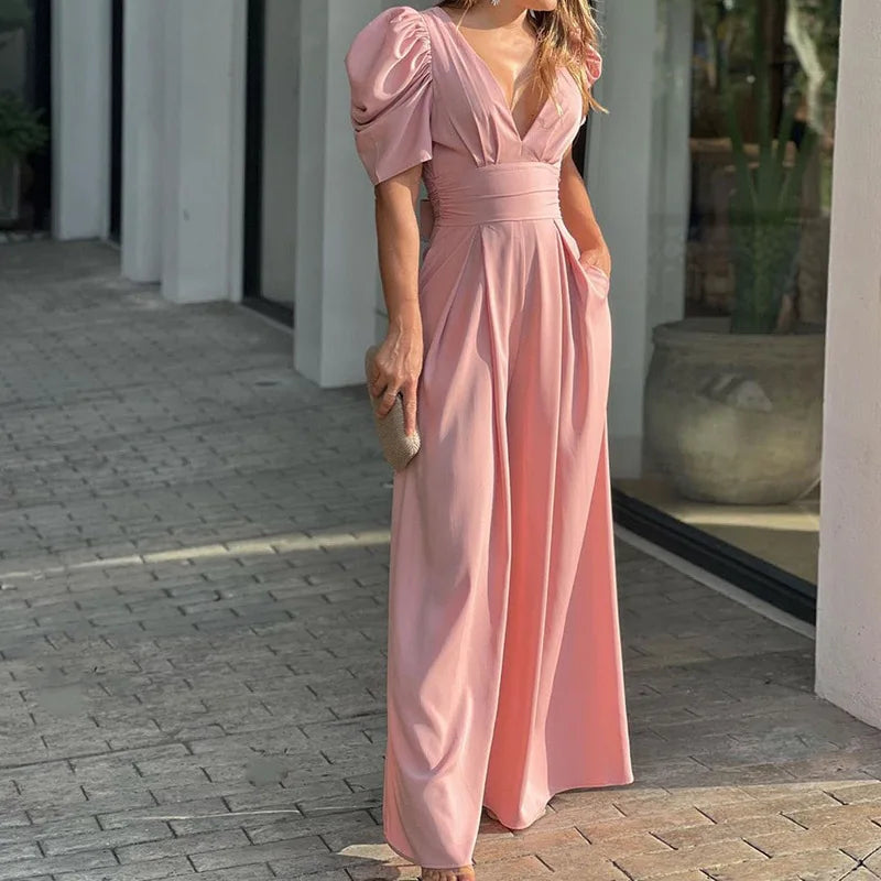 Pam | Elegante Pofmouw Jumpsuit