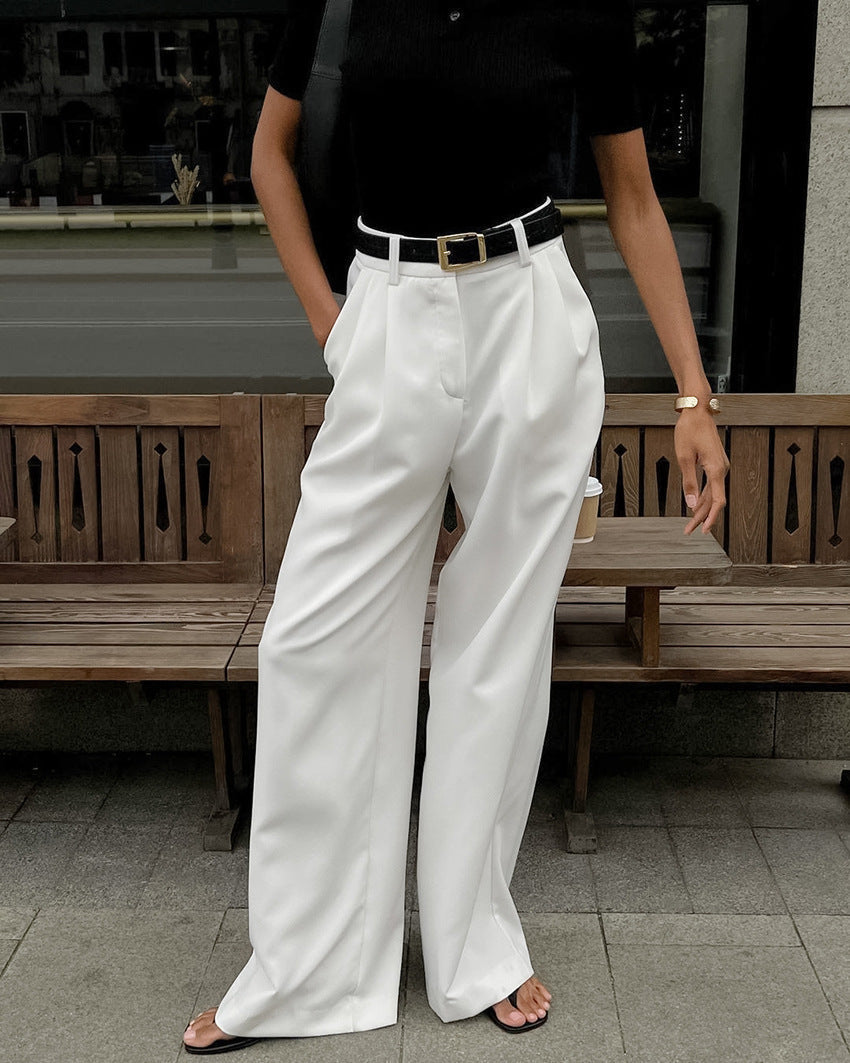Geni | High-Waist Wide Leg Broek