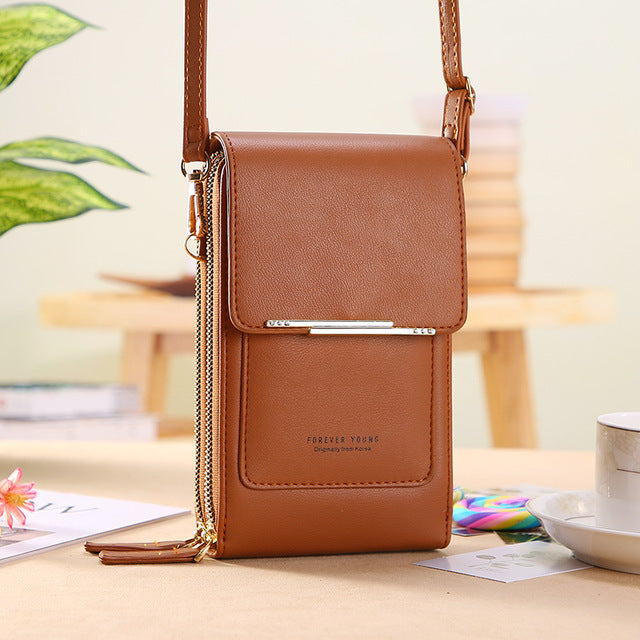 Leda | Minimalistische Crossbody Telefoontas