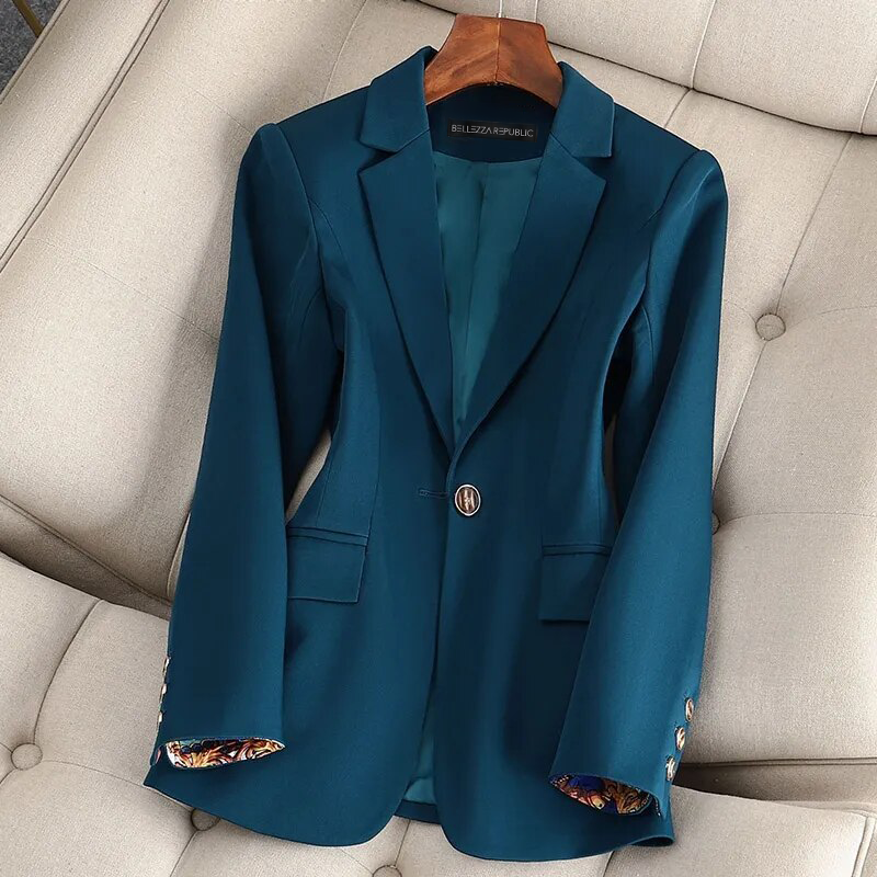 Azarie | Tailored Single-Button Blazer