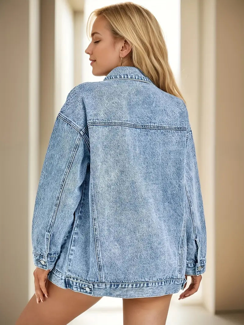 Danique | Trendy Oversized Denim Spijkerjas