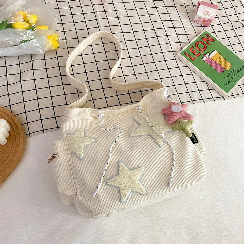 Trendy Stijlvolle Dames Schoudertas met Sterren Print