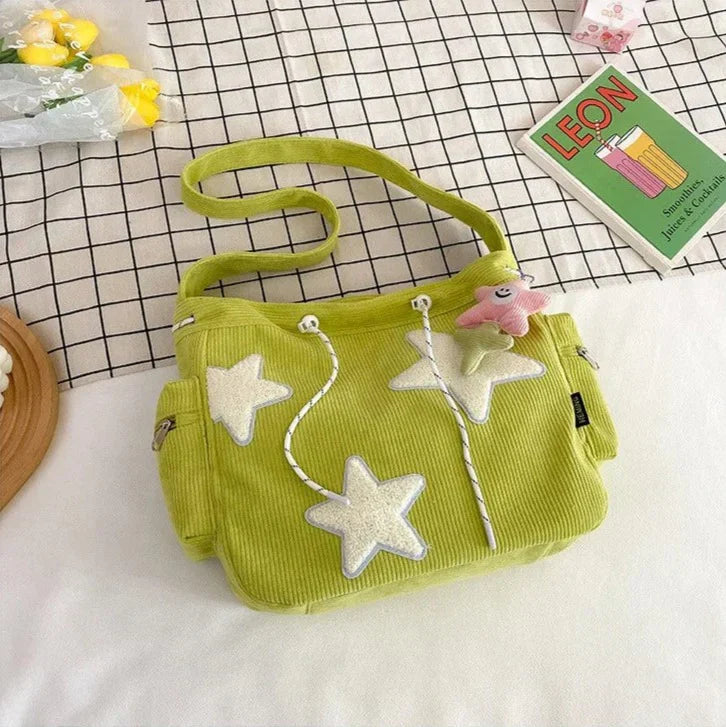 Trendy Stijlvolle Dames Schoudertas met Sterren Print