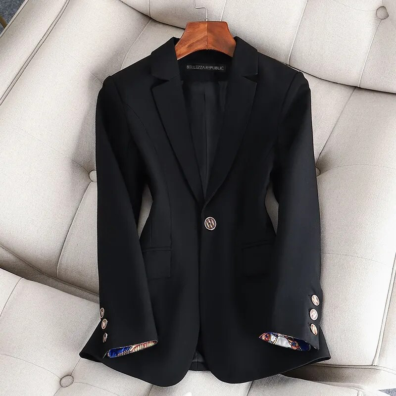 Azarie | Tailored Single-Button Blazer