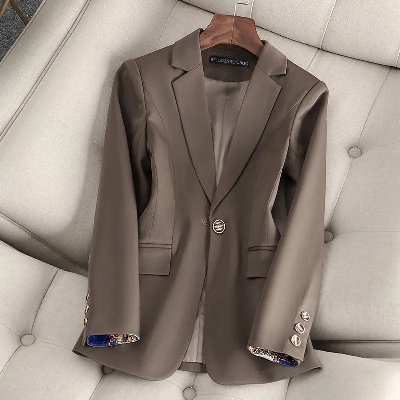 Azarie | Tailored Single-Button Blazer