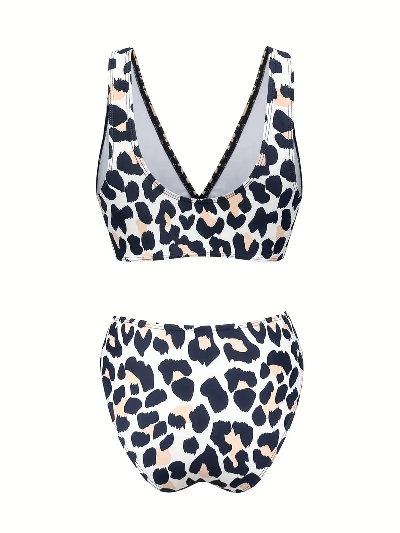 Bailee | Verfijnde Leopard Print Bikini Set