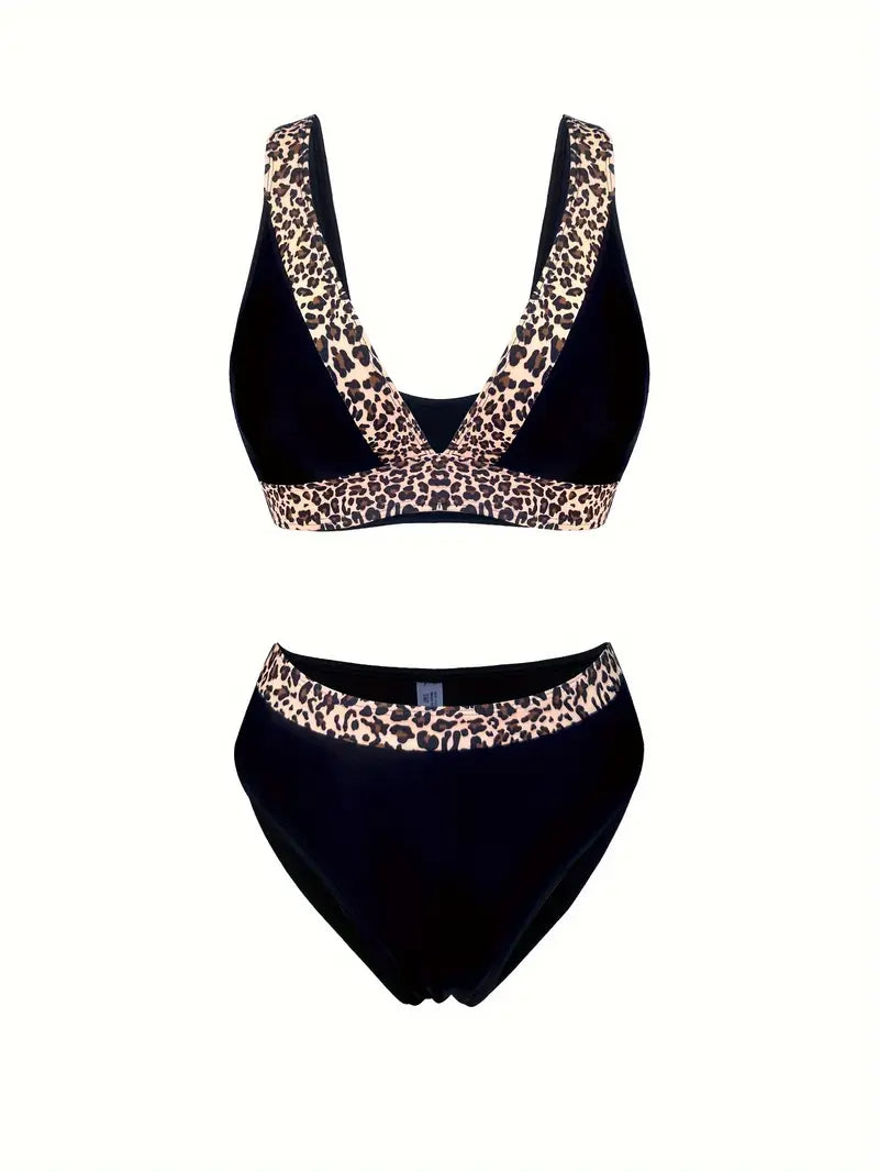 Bailee | Verfijnde Leopard Print Bikini Set