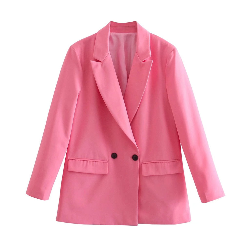 Elegante Trendy Dames Blazer met Zakken