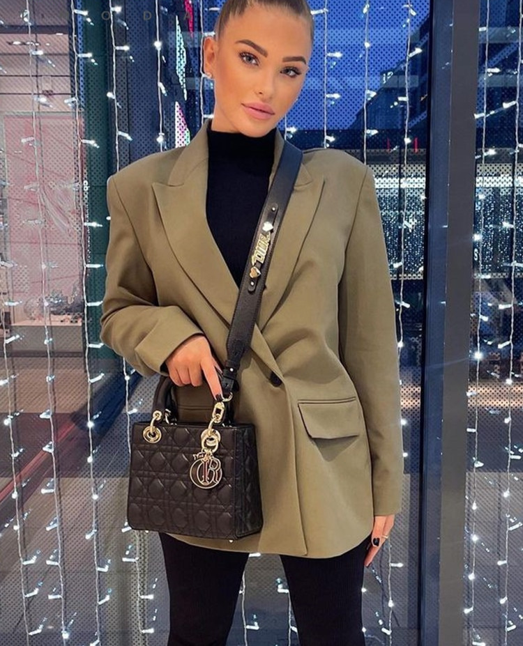 Chique Dames Blazer met Lange Mouwen