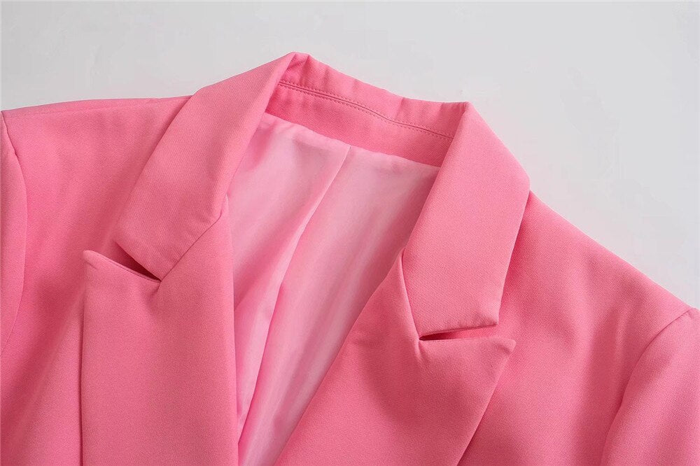 Elegante Trendy Dames Blazer met Zakken