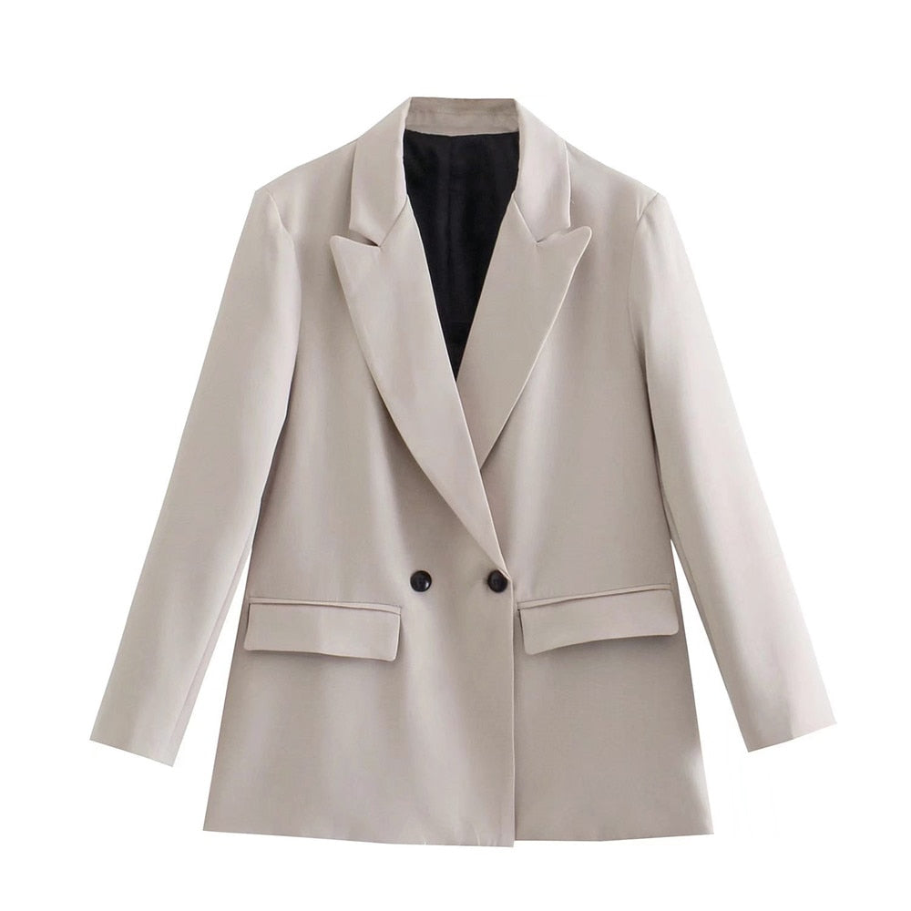 Elegante Trendy Dames Blazer met Zakken