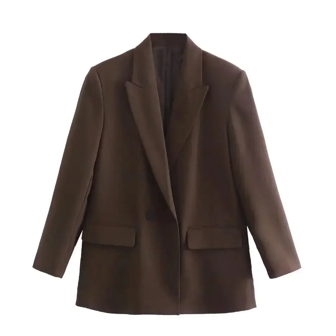 Elegante Trendy Dames Blazer met Zakken