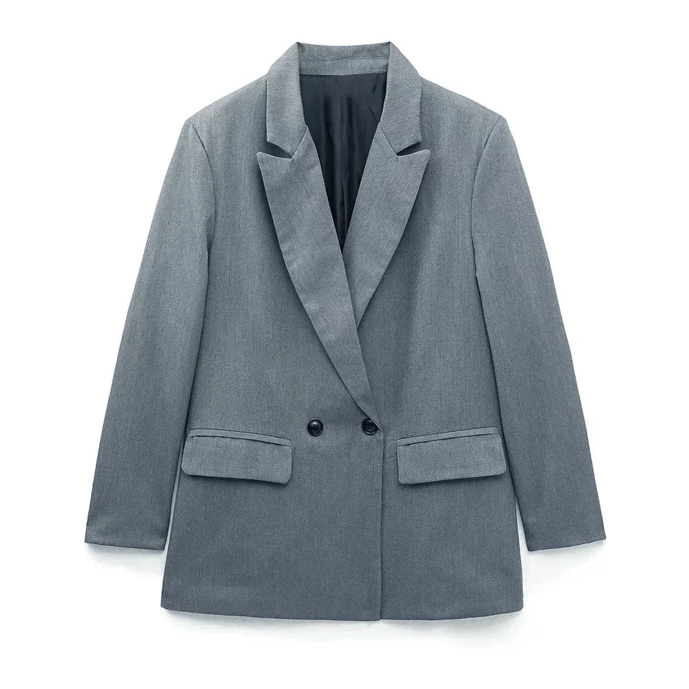 Elegante Trendy Dames Blazer met Zakken
